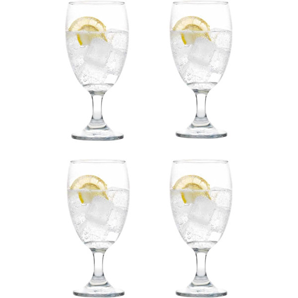 Ebern Designs Aspen Brands Laguna Glass Water Goblets Set Of 6, 15.5oz